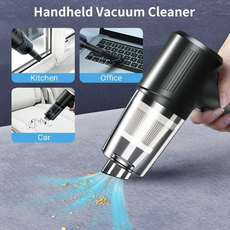 Car vacuum cleaner wireless multifunctional handheld portable car vacuum cleaner high-power mini suction and blowing integrated