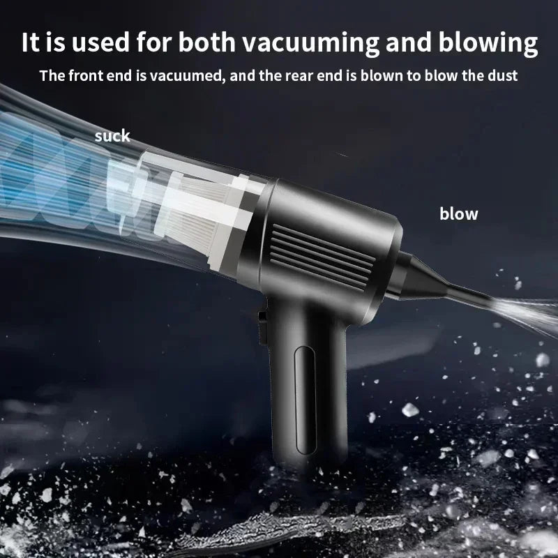 Car vacuum cleaner wireless multifunctional handheld portable car vacuum cleaner high-power mini suction and blowing integrated